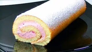 Cranberry Swiss Roll  for Tea .