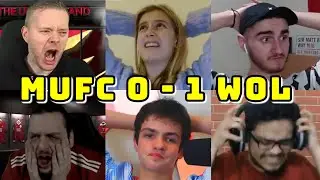 BEST COMPILATION | MAN UNITED VS WOLVES 0-1 | LIVE REACTIONS MUFC FANS CHANNEL