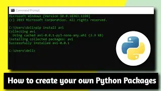 how to make a python library || creating own library in python || AviUpadhyay