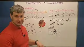 Properties of Logarithms - Product Property - Quotient - Power & Change of Base