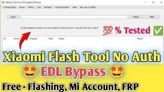 Redmi 7A, 8A, 8A Dual, Note 8, Note 9, Poco F1 No Auth Flashing FRP Remove | Mi flash tool No auth