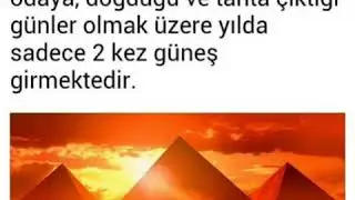MISIR PİRAMİTLERİNİN BİLİNMEYEN 8 SIR'I