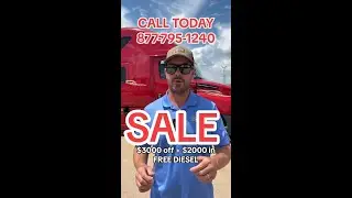 SALE!  FREE Diesel + $3000 OFF all 2022 Freightliner Cascadias