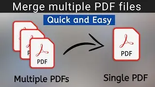 How To Merge PDF Files Into One | Combine PDF Files Easily (2024)