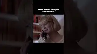 When a client calls you on Christmas 🎄 #business #clients #chrismas