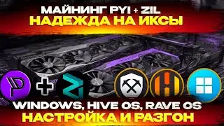 🔥 НАДЕЖДА НА ИКСЫ. Майнинг PYRIN + ZILLIQA (PYI + ZIL) на LOLMINER. Настройка на HIVE, RAVE, WINDOWS