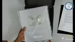 Unboxing Silver Play Button from YouTube | 100K Subscribers Reward | Award from YouTube