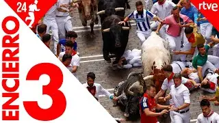 TERCER ENCIERRO de San Fermín 2024 | Toros de Victoriano del Río