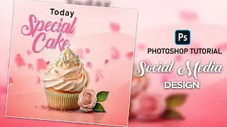 product manipulation photoshop / Cake 🎂 social media design