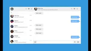 Bootstrap Chat App UI Codealong/Tutorial[ HTML, CSS, SCSS, Web Design, Development ]