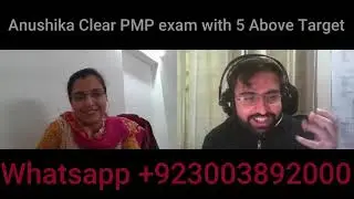 anushika cleared PMP with 5 Above target | Lesson Learn how to clear PMP | PMP in 7 Days