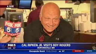 Cal Ripken, Jr. Visits Roy Rogers in Burtonsville, MD