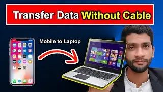 How to Transfer Data From Mobile To Laptop Without Data Cable - Quick & Simple || Urdu/ Hindi