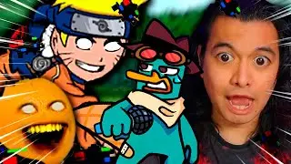 NARUTO, PERRY Y UNA NARANJA, ¡SI! UNA NARANJA en FRIDAY NIGHT FUNKIN PIBBY MODS