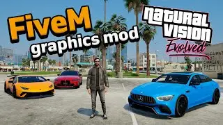 How to install NaturalVision Evolved for FiveM in GTA 5 / NVE graphics mod for Five Multiplayer GTA5