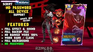 NEW!! Script Skin Hayabusa Epic No Password Mediafire - Full Effect Voice - Patch Terbaru