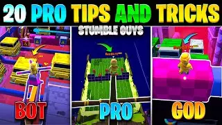 20 Pro Tips and Tricks in Stumble guys | Ultimate Guide to Become a Pro