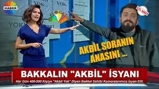 BAKKALIN GÜNDE 400 DEFA AKBİL YOK İSYANI