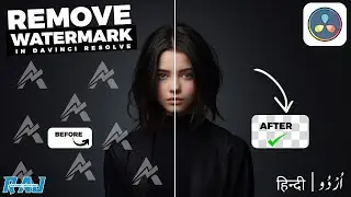 How To REMOVE WATERMARKS In Davinci Resolve | Remove Watermark From Video