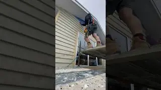 Installing James Hardie weather boards on a gable end 