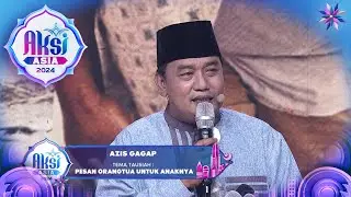 Pertama Kali Azis Gagap Menangis Di Atas Panggung Saat Berikan 