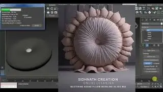 Mastering Round Pillow Modeling in 3ds Max | Step-by-Step Tutorial