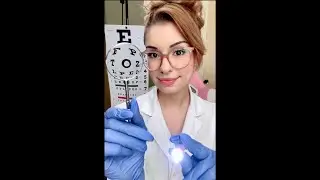 ASMR FASTEST Eye Exam of all time 