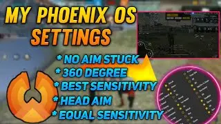 My Configuration Pc Phoenix OS - Free fire Settings 1.0 👽 BEST SETTINGS FOR FF (HUD + SENSITIVITY)👽🎯