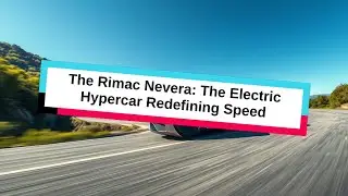 The Rimac Nevera: The Electric Hypercar Redefining Speed