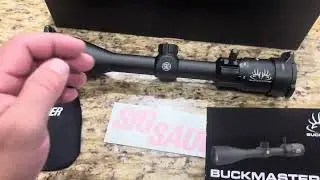 Sig Sauer Buckmasters Tactical Hunting Shooting One-Piece Tube Reticle Riflescope Review