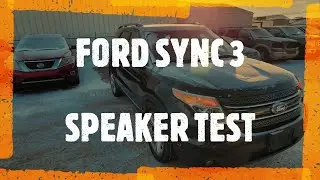 Ford SYNC 3 - HOW TO DO A SPEAKER SELF TEST (F-150, Expedition, Explorer, Edge, Escape, Bronco)