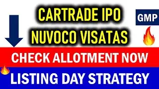 Check allotment status : Cartrade ipo allotment status | Nuvoco vistas ipo allotment status |