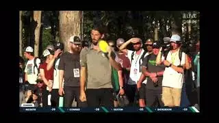 Insane ending to PDGA World Champs! Field ace by James Conrad to force playoff with Paul McBeth