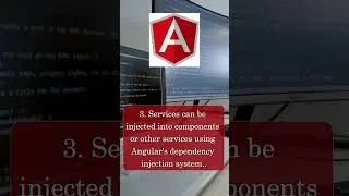 Five points on Angular Services. #angular #angular_services #shorts
