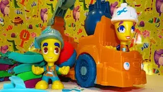 Play Doh кран.  Пластилин для детей. Видео для детей с пластилином Play Doh. 