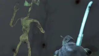 Siren Head Dies to Light Sabre in Fallout 4 (Fallout 4 Mod)