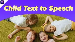 Child Text to Speech - Child Voice Text to Speech in HitPaw Edimakor