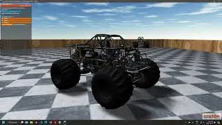 OrionX3D Engine Tutorial SDK Vehicle Multibody Newton 4 Test 2 - WIP.