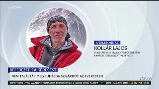 Nem találták meg Suhajda Szilárdot az Everesten - HÍR TV