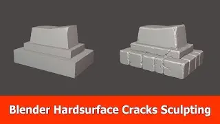 Blender 2.91 Hardsurface Sculpting Cracks