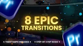 8 Stunning Premiere Pro Transitions to Elevate Your Edits! - No Plugins Required!