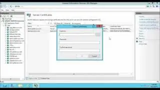 How to backup and restore SSL Certificate in IIS 8 on Windows Server 2012