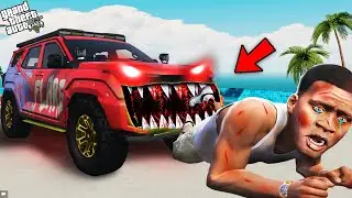 GTA 5 : Franklin Attacked By New Cursed Killer Car GTA 5 !