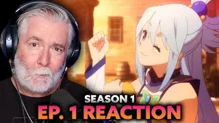 KONOSUBA 1x1 | This Self-Proclaimed Goddess and Reincarnation in Another World! | REACTION