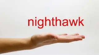 How to Pronounce nighthawk - American English