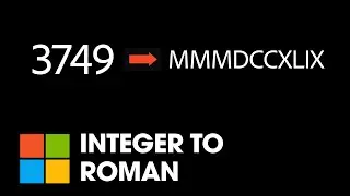 Integer To Roman - 12. LeetCode - C#