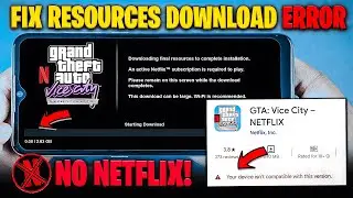 Fix All Download Problems in GTA VC Definitive Edition for Android | gta vc netflix download error