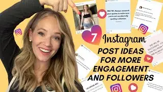 7 Instagram Post Ideas for MORE Engagement and Followers