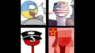 countryhumans СССР и немец и США и Украина 🤣🤣🤣