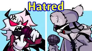 FNF : Song Hatred l Vs Ruv Full Week - Mid Fight Masses [ Friday Night Funkin ] [ HARD ] [ MOD]